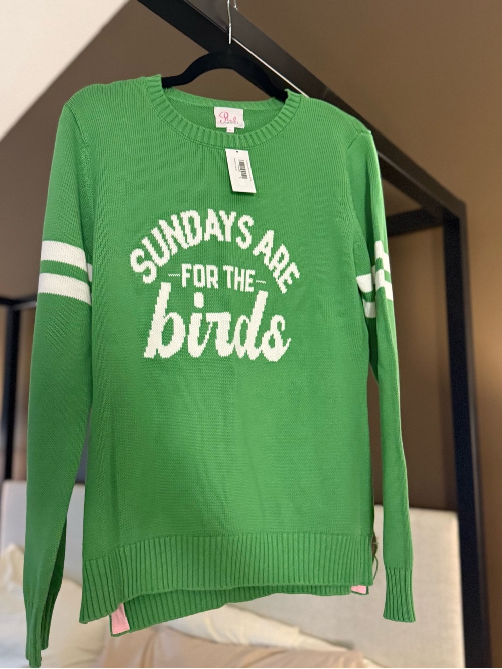 Sundays Are For The Birds Green Crewneck Sweater Philadelphia Eagles